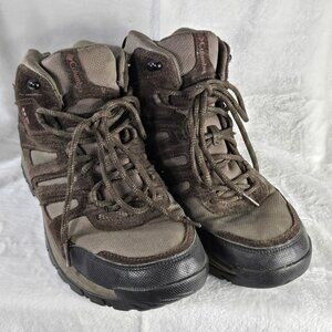 Columbia Mens Hi Top Lace-up Hiking Shoes Mens Size 13 Brown
